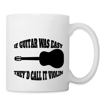 Guitariste Musique Guitariste Musicien Groupe Guitare - Mug blanc - blanc - Droite