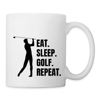 Golf Golfer Saying Golf Ball Golf Clubs - Mug - white - Right