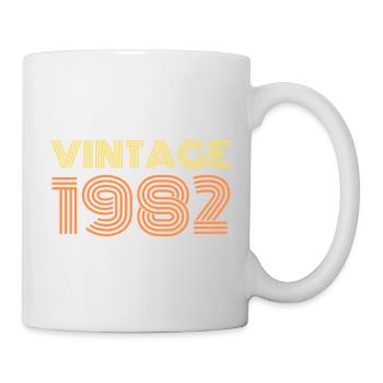 Vintage 1982- Retro-Birthday - Mug - white - Right