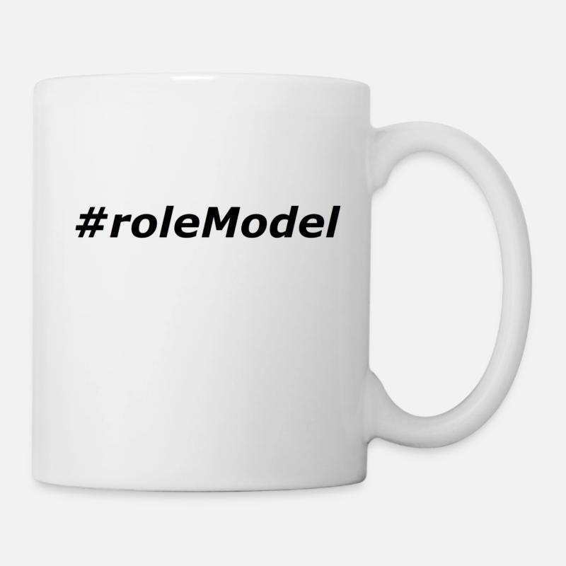 #roleModel - Mug blanc - blanc