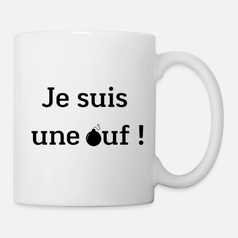 Je suis une ouf ! - Mug blanc - blanc
