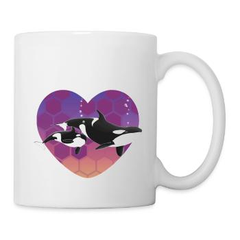 Famille orques - Mug blanc - blanc - Droite
