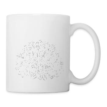 Illustration Blumen Charme - Tasse - Weiß - Rechts