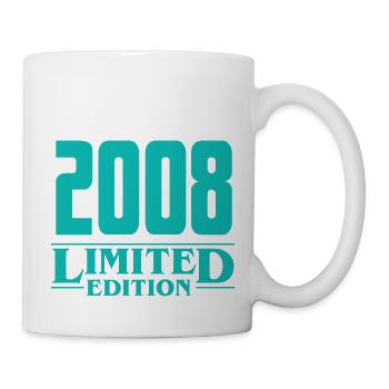 2008 Limited Edition Birthday Design - Mug - white - Right