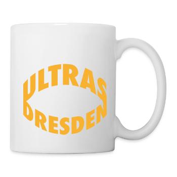 Ultras - Dresden -Ringmotiv - Tasse - Weiß - Rechts