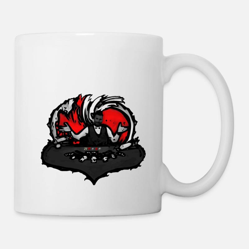 Blackjack.red - Tasse - Weiß