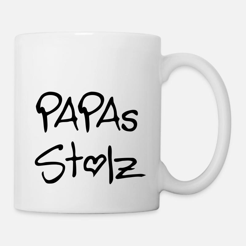 La fierté de papa - Mug blanc - blanc