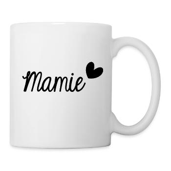 SUPER MAMIE. MAMIE. FÊTE DES MÈRES. BONNE FÊTE - Mug blanc - blanc - Droite
