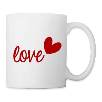 LOVE. I LOVE YOU. VALENTINE'S DAY. BACHELORETTE PARTY. I LOVE YOU. - Mug - white - Right