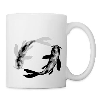 Circle Design 2 Koi - Mug - white - Right