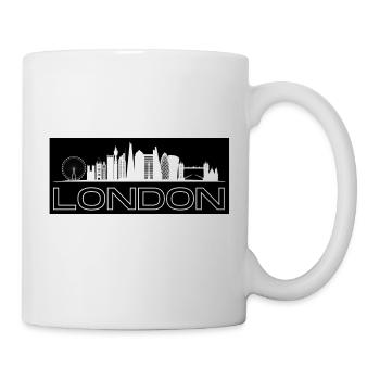 London - mit Skyline! - Tasse - Weiß - Rechts