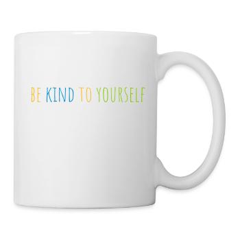 soyez gentil avec vous-même - Mug blanc - blanc - Droite