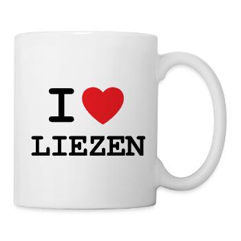 I love Liezen - Ich liebe Liezen Shirt - Tasse - Weiß - Rechts