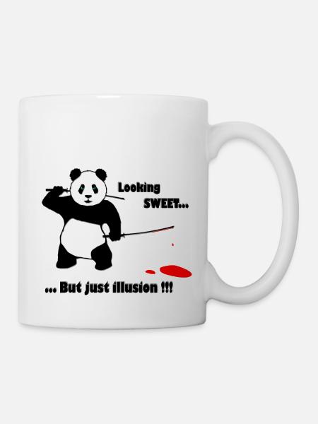 Ninja Panda - Tasse - Weiß