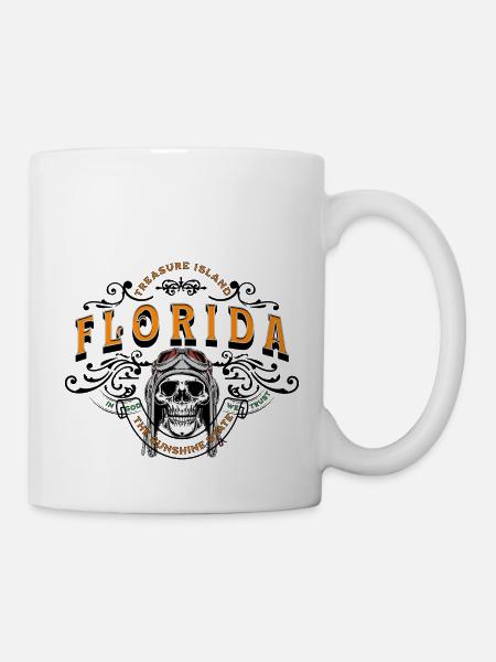 Treasure Island Florida - Tasse - Weiß