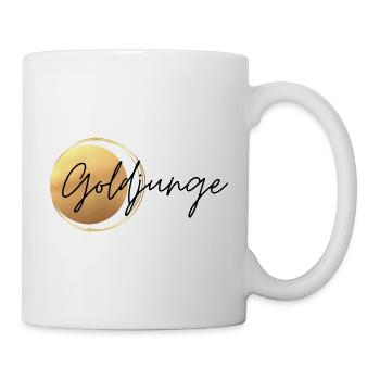 Goldjunge minimalistisch - Tasse - Weiß - Rechts