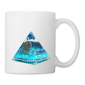 Plejaden Pyramide - Tasse - Weiß - Rechts