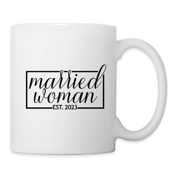 2023 Brautdusche Hochzeitsgeschenk - Tasse - Weiß - Rechts
