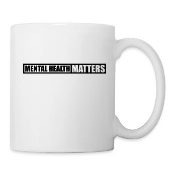 mental health matters quote - Mug - white - Right