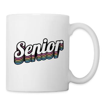 Senior - Student Class Retro Graduation Party Gift - Mug - white - Right