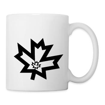 Ahorn Double-Print - Tasse - Weiß - Rechts