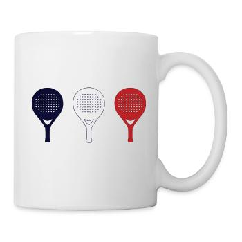PADEL Blue White Red - Mug - white - Right