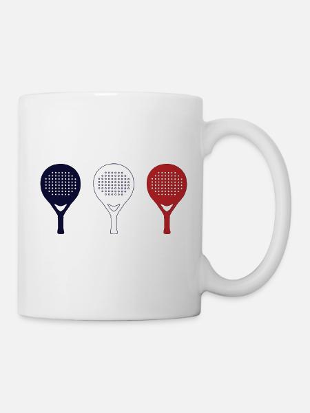 PADEL Blue White Red - Mug - white