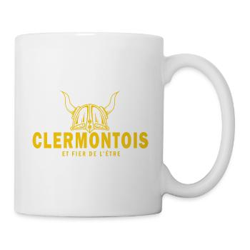 clermont clermontois fier de l'être rugby ville - Mug blanc - blanc - Droite