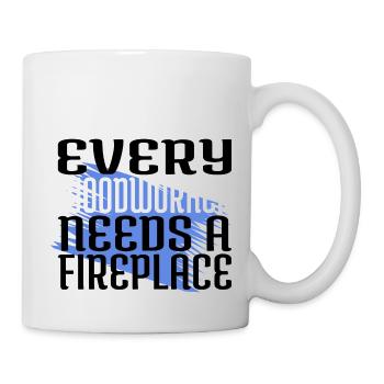 cadeau d’anniversaire charpentier citations tshirts maçon - Mug blanc - blanc - Droite
