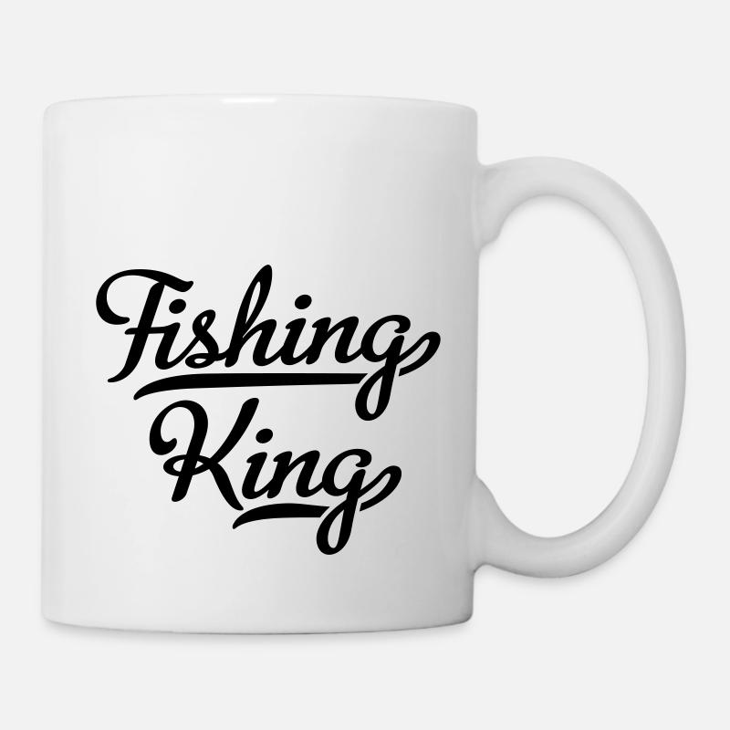 angeln - Tasse - Weiß