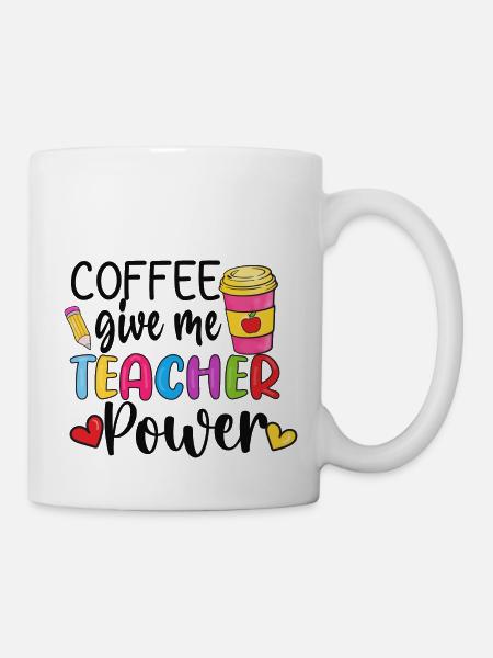 Lehrerinnen Lehrer Schule Lehrperson Lehrkörper - Tasse - Weiß