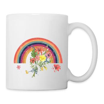 bloom where you are planted Rainbow Blooms - Mug - white - Right