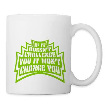Séance d’entraînement Fitness Motivation Citation - Mug blanc - blanc - Droite