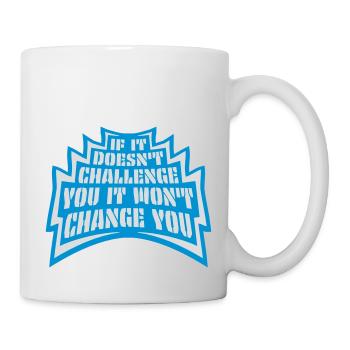 Séance d’entraînement Fitness Motivation Citation - Mug blanc - blanc - Droite