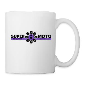 SUPER MOTO Monkey Circle purple - Mug - white - Right