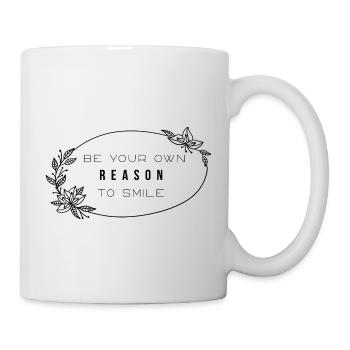 Be your own reason to smile - Mug - white - Right