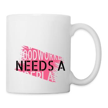 coupe-idée cadeau arboriculteur - Mug blanc - blanc - Droite