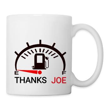 Joe rot - Tasse - Weiß - Rechts