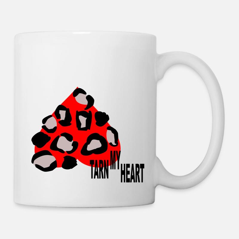 Camoufler mon cœur Leo Art - Mug blanc - blanc