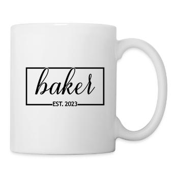 Baker Est. 2023 Fier Baker Cadeau Pour Hommes & Femmes - Mug blanc - blanc - Droite