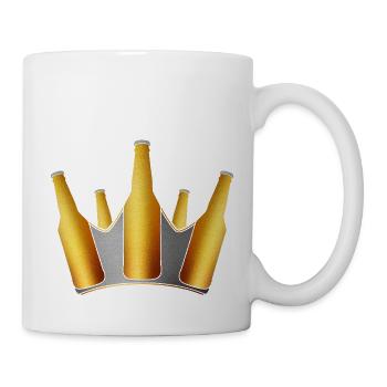 Krone - Tasse - Weiß - Rechts