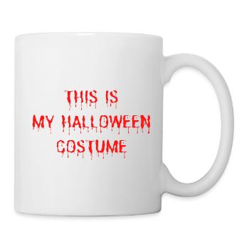 This is my Halloween Costume Kostüm Verkleidung - Tasse - Weiß - Rechts