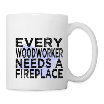 union carpenter lumber felling statement - Mug - white - Right
