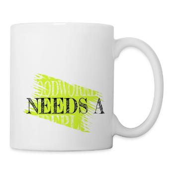 tshirts de charpentier sexy d’anniversaire - Mug blanc - blanc - Droite
