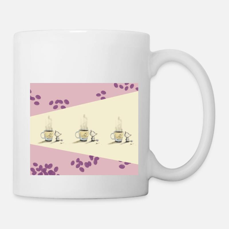 Articles de cuisine grandioses Rose d’Abeilles avec cœur - Mug blanc - blanc