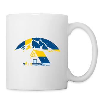 Ich Muss Los Schweden Wartet Schweden Geschenk - Tasse - Weiß - Rechts