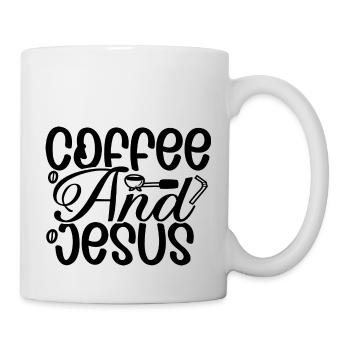 Coffee and Jesus - Mug - white - Right