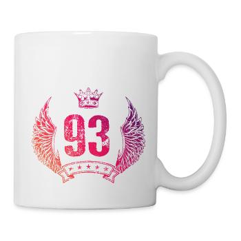 93 Number crown - Mug - white - Right