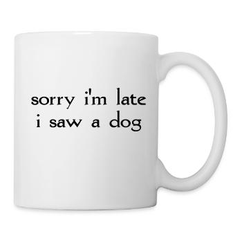 Dog dog - Tasse - Weiß - Rechts