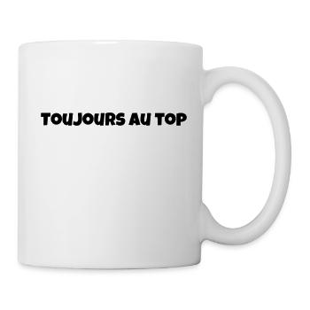 Toujours au top - Mug blanc - blanc - Droite